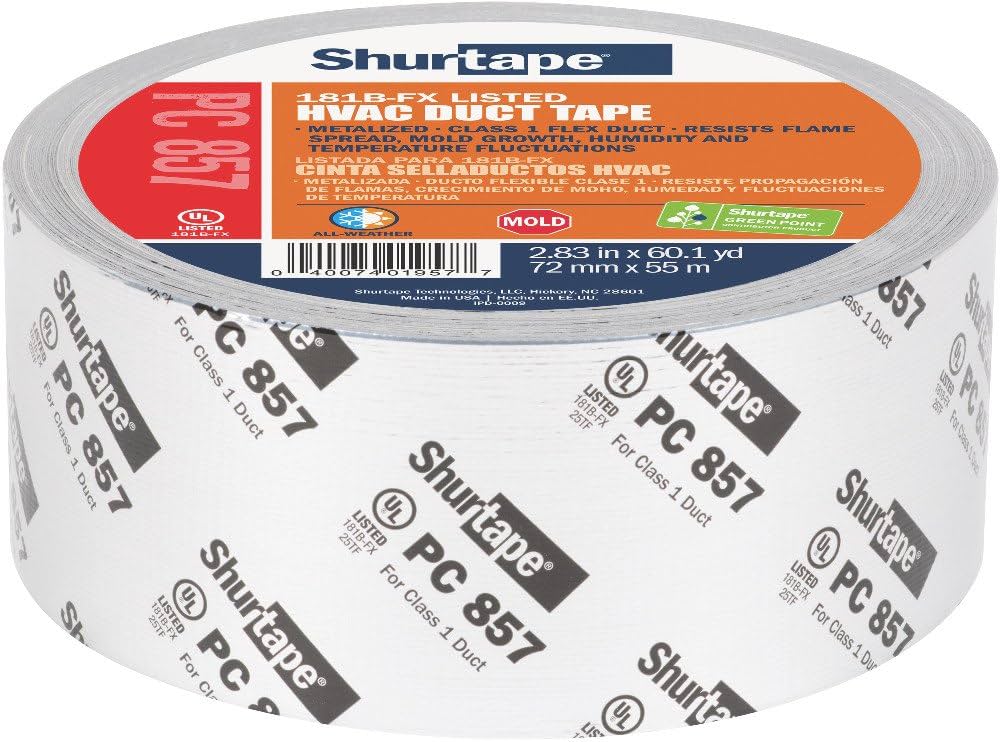 Amazon.co.jp: Shurtape PC 857 UL 181B-FX上場/布印刷防水HVAC